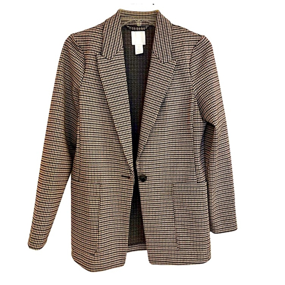 H&M Herringbone Print Women’s Blazer